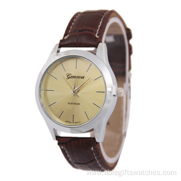 New Fashion Women Retro Leather Bracelet Wristwatch